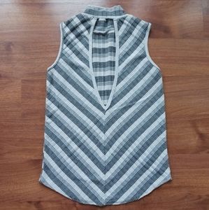 Daytrip Cut-Out Back Sleeveless Top, Size XS
